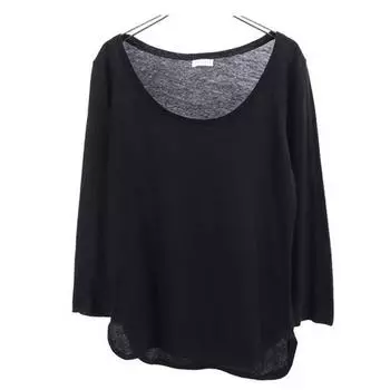 DRIES VAN NOTEN Футболка с длинным рукавом Черный Рон Т Женский Б/У