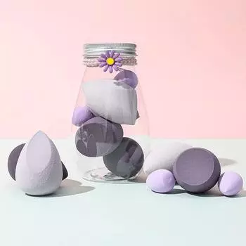 Drift Bottle Beauty Egg Влажная сушка для макияжа 4 больших +2 маленьких пуховки для пудры Набор жидких тональных основ Макияж Яйца