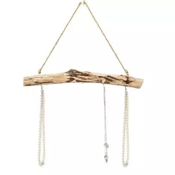 Дрифтвуд хранения Висячие Стойка Ключевые ювелирные изделия Дверь Крюк Домашнее хранение Висячие Стойка