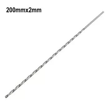Drill Bits 200mm Extra Long HSS High Abrasion Resistance 2*200mm