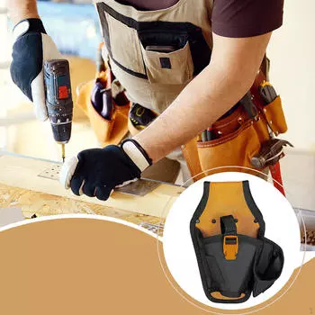 Drill Pouch Waist Tool Bag Multipurpose Pack Heavy Duty Belt Holder for Only Bag