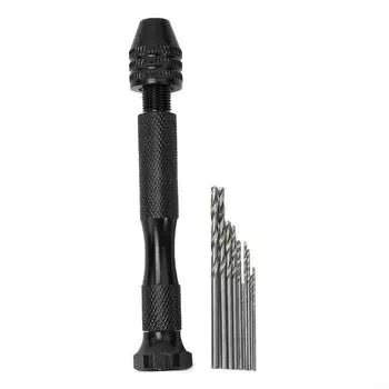 Drill Set High Precision Mini Aluminum Alloy Black
