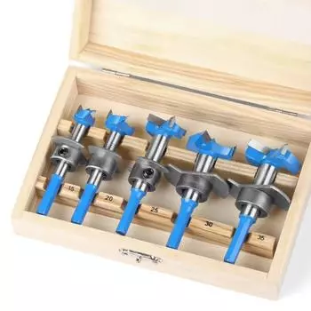 Drilling Hinge Hole Opener Drill Bit Tipped Boring Forstner Woodworking Cutter For Power Tools 1 set