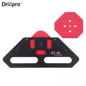 Drillpro KE R1 Быстрая замена Деревянная панель R15 R30 C15 C30 Быстрый джиг Маршрутизатор Стол Биты Джиг Алюминиевый сплав Угловой Шаблон Деревообрабатывающий инструмент