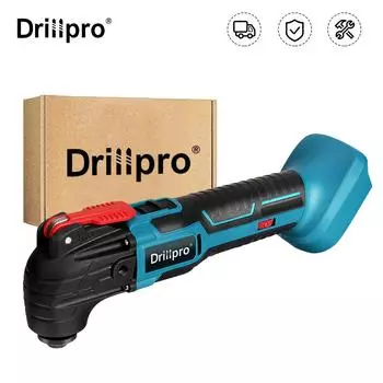 Drillpro многофункциональные осциллирующие многофункциональные инструменты электрические триммерные пилы перезаряжаемые деревообрабатывающие инструменты для батареи Makita 18 В
