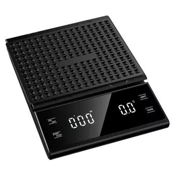 Drip Coffee Scale Kitchen Electronic Food Scale with Timer 5Kg/3kg 0.1g High Precision Pour Over Drip Espresso Scale LCD Display 3kg