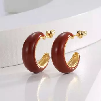 Drip Square Niche Geometric Temperament Versatile Premium Ear Buckle