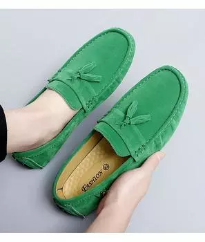 Driving Shoes Men Loafers Soft Moccasins High Quality Spring Autumn Leather Shoes Men Warm Flats 36-48 Moccasins sneakers 36 чёрный