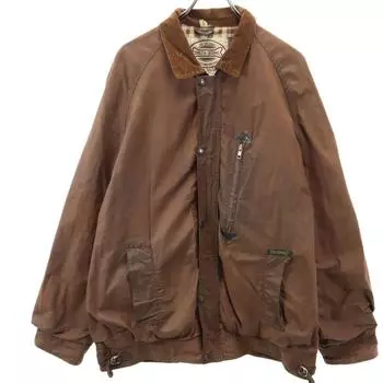 DRIZABONE oiled jacket Jacket XXL Brown Big Size Men s Used