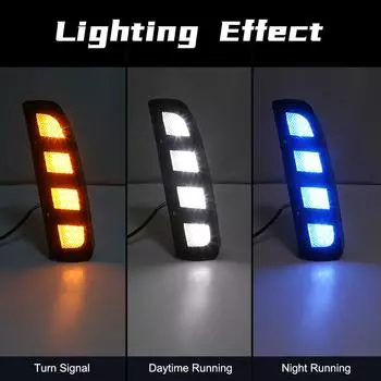 DRL для Honda Civic 10-го поколения Type R 2018 2019 2020 202 светодиодные дневные ходовые огни динамические указатели поворота противотуманные фары