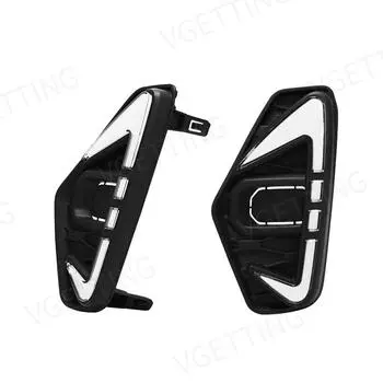 DRL светодиодные дневные ходовые противотуманные фары подходят для Nissan Navara NP300 Frontier 2020 2025 водонепроницаемые указатели поворота желтые