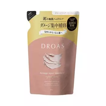 DROAS Renewal Treatment 350g Refreshing Floral Scent Damage Mud Mud Moist Cohesive Damage Care Easy to use [Refill] | [Damage Repair]