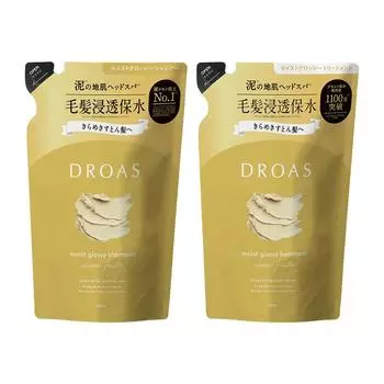 DROAS Shampoo Treatment Set Refill Moist Glossy
