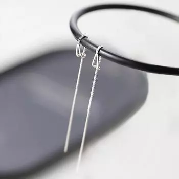 Drop Earrings for Women Long Tassel Box Chain Earrings Sweet Jewelry Dropshipping ARI