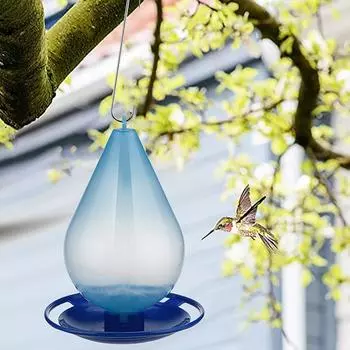 Droplet Bird Waterer Hanging Wild Birds Water Feeder for Outdoor Garden Water Feeder For Bird