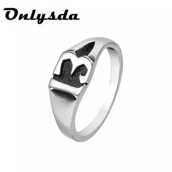 Дропшиппинг Крутое кольцо с цифрой из нержавеющей стали Байкерское кольцо с черепом Мужское женское золото Серебряный цвет Панк Кольца Свадебные подарки на вечеринку 12