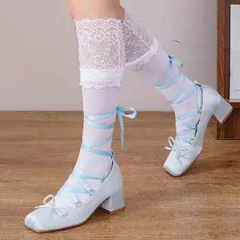 Дропшиппинг Туфли-лодочки на толстом каблуке Лолита Туфли женские Туфли Мэри Джейн Весна Лето Осень Модные Удобные Женские Танцевальные Туфли-лодочки 35