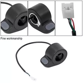 Дроссельная заслонка для Xiaomi 4 Pro KickScooter, ручка акселератора, контроль скорости, усилитель тормоза, детали для электрического скутера чёрный