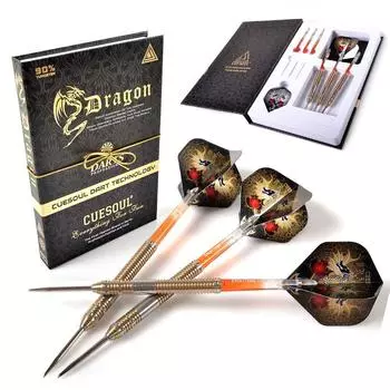 Дротик CUESOUL Dragon Series со стальным наконечником из вольфрама 24 г, титановое покрытие, ствол, комплект 90%, (CSDN-M2306)