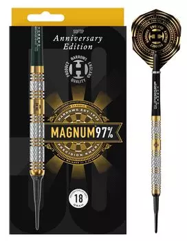 Дротики с мягким наконечником Harrows Magnum 97% серебряный