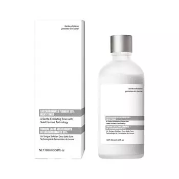 Дрожжевой отшелушивающий лосьон-тонер Тонер для закрытых прыщей, увлажняющий и увлажняющий для чувствительной кожи против прыщей 100 мл