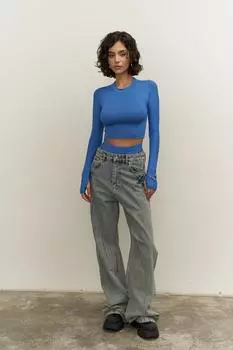 Дрю грязно-серые джинсы