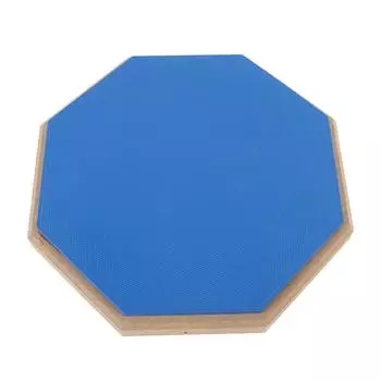 Drum Practice Pad 8 Inch Rubber Silent Drum Practice Mat with 2 Pairs of Drumsticks Orange синий