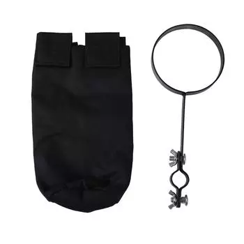 Drum Stick Case Large Capacity Waterproof Wear Resistant Nylon Drumstick Holder Bag Black