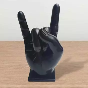 Drum Stick Stand Creative Drumsticks Display Stand Resin Rock Hand Drumstick Holder Rack Home Decoration Funny Gift for Drummer чёрный