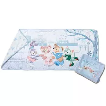 Друзья Даффи Одеяло Катание на коньках Рождество 2017 Бросок Disney Sea & Duffy s X mas [Эксклюзив в Токио]