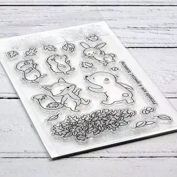 Друзья животных металлический трафарет для DIY Скрапбукинг бумажная карта тиснение художественный ремесленный декор