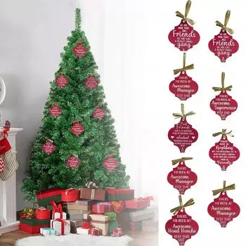 Дружба настенная деревянная рождественская подвеска украшение для дома рождественская елка подвеска One Size