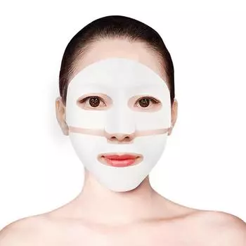 Дружелюбная к коже гелевая эластичная тканевая разделительная маска сухая маска наклейте на маску для лица Pull V 1pcs