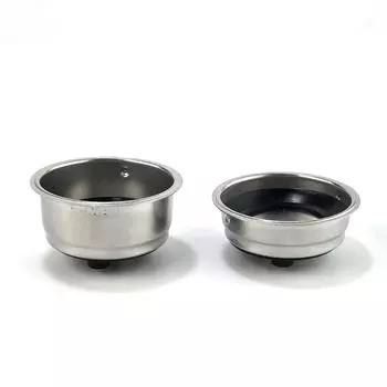 Дружественная съемная корзина с фильтром для кофе из нержавеющей стали, сито, аксессуары для кофемашины для домашнего офиса(2 шт.) CHINA