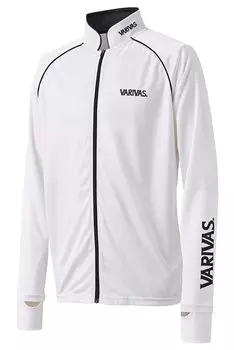 Dry Fleet Zip Long Sleeve White L VAZS-25