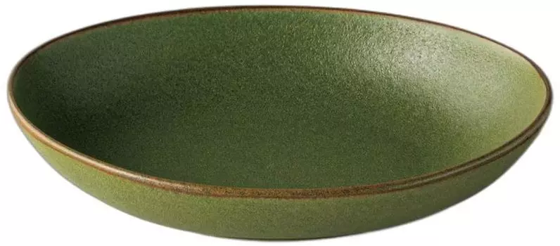 Dry Gray 24cm Bowl x x Medium Bowl by Setomonohonpo [24.5 24.5 5.4cm]