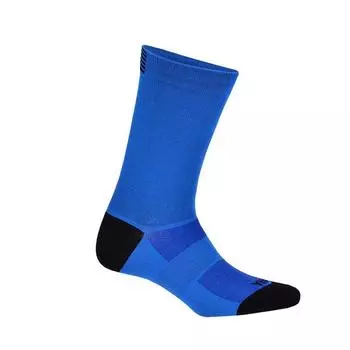 Dry High Quality Running Sports Socks Bike Socks Cycling Socks Compression Socks Middle Stockings blue