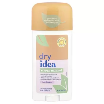 Dry Idea, Strong Natured, антиперспирант и дезодорант, Fresh Breeze, 2,6 унции (74 г)