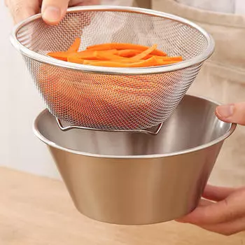 Dryer Basket Set Salad Maker Bowl Quick Dry Food Washing Skimmer Colander Storage for