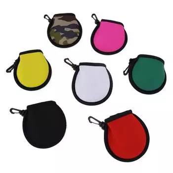 Drying Golf Washer Pouch Golf Ball Cleaner Pocket Golf Ball Washing Wipe Golf Ball Cleaner Bag хаки