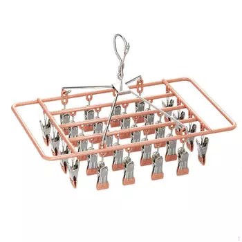 Сушильная стойка для белья, зажим для носков, вешалка для нижнего белья, для шорт, полотенце As shown