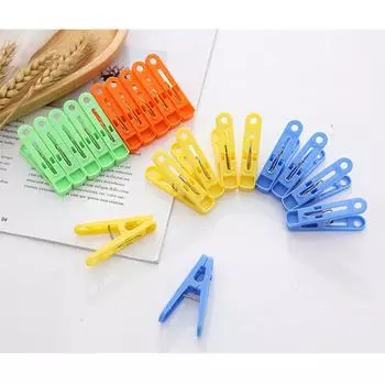 Сушилка для белья с пружинным зажимом, удобные зажимы для белья, пластиковые прищепки, цветные, для бельевых веревок, ручная работа 20Pcs