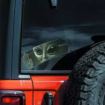 DS27 # 30x10 см Ужас Внешний вид Моделирование Декоративные Наклейки, Украшение Автомобиля Декоративный Ламинированный Мотоциклетный Прицеп Общий Блокнот Metope 30x10cm