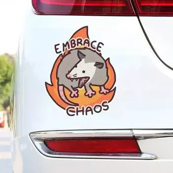 DS45#11.5x15см Embrace Chaos наклейки на автомобиль водонепроницаемые виниловые наклейки для грузовиков мотоциклов скутеров наклейки автомобильные аксессуары 11.5x15cm