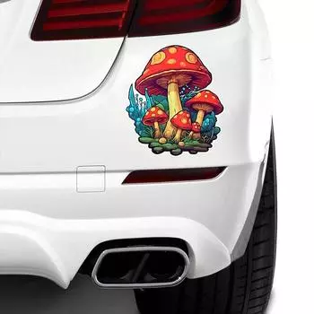 DS50#14x12см Фэнтези Гриб Виниловые Наклейки Waterpr Наклейка Автомобильные Внешние Аксессуары 14x12cm