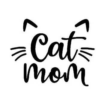DS87#15X12см Автомобильная наклейка «Мама-кошка» Виниловая наклейка, Автомобиль Грузовик Креативные водонепроницаемые наклейки для автомобиля Виниловая наклейка Мотоцикл Декоративные аксессуары 15X12cm