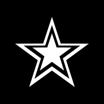 DS94#15x14см пентаграмма виниловая наклейка прочная, устойчивая к атмосферным воздействиям декорация для автомобиля мотоцикла, легко наклеивается 15x14cm чёрный