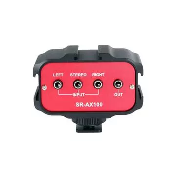 DSLR Audio Saramonic MICHROPHONE Audio Mixer Universal Dual Channel Microphone Recording Microphone Adapter 2 Channel Shooting Video Recording