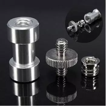 DSLR SLR 1/4 To 3/8 Адаптер-конвертер для вспышки на камеру Штатив с резьбой Адаптер для крепления на винтах Подставка для освещения 1