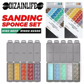 DSPIAE Набор шлифовальных губок для модели Gundam GK Military Combo Arc Grinding Polishing наждачная бумага для изготовления инструмента наждачная бумага 30 шт.
